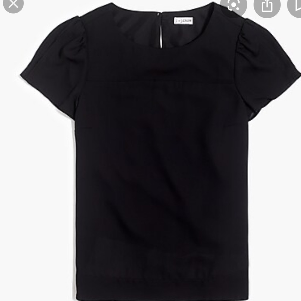 J Crew factory tulip sleeve blouse.